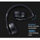 Wireless Headphones Bluetooth 5.0 Headset 40H Play time Touch Control Stereo with Mic Support TF for phone PC-Black