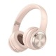 Wireless Headphones Bluetooth 5.0 Headset 40H Play time Touch Control Stereo with Mic-Pink