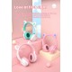 LUCKY CAT Style LED Color Changing Wireless Bluetooth Headsets with Mic-Mint