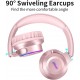 Wireless Bluetooth 5.0 Headphones with Mic Foldable Headsets for TV PC Cellphone