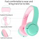 Kids Children Bluetooth Headphones Foldable Wireless Headsets Build-in Mic-Mint