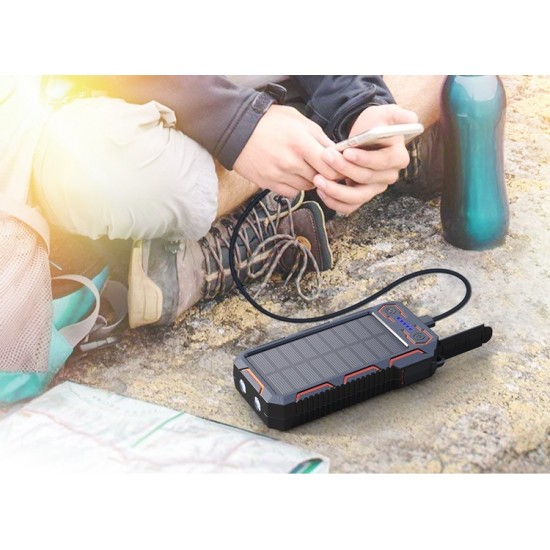 Waterproof 26800mah solar portable charger power bank for trip outdoor Camping