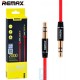 REMAX 2 METER 2M 3.5mm AUX Auxiliary Cord Stereo Audio Cable Red