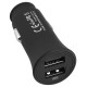 Remax Car Charger Adapter with 3 in 1 USB Charging Cable Fast Charge Dual Port-Black