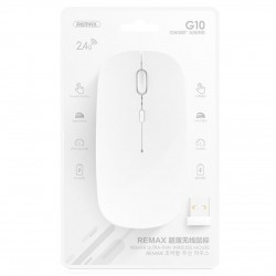 Ultra-Thin 2.4g Wireless mouse for Laptop Mac Desktop White