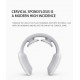 Smart Wireless Neck Massager Heating Massage Relax Pain Relief Neck-White