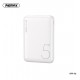 Remax Tiny Slim Mobile Power Bank 5000mAh dual USB charging-White