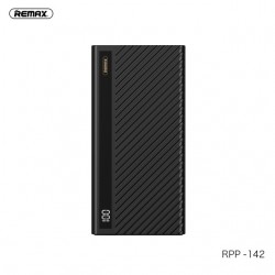 Remax Fast Charging 4 USB Power Bank 20000mAh Large Capacity for Travling Black