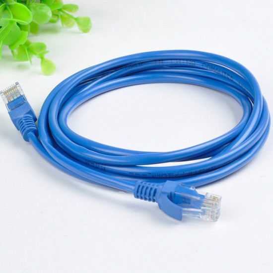 NEW 3M CAT5 5e RJ45 Ethernet Network Lan Cable Blue